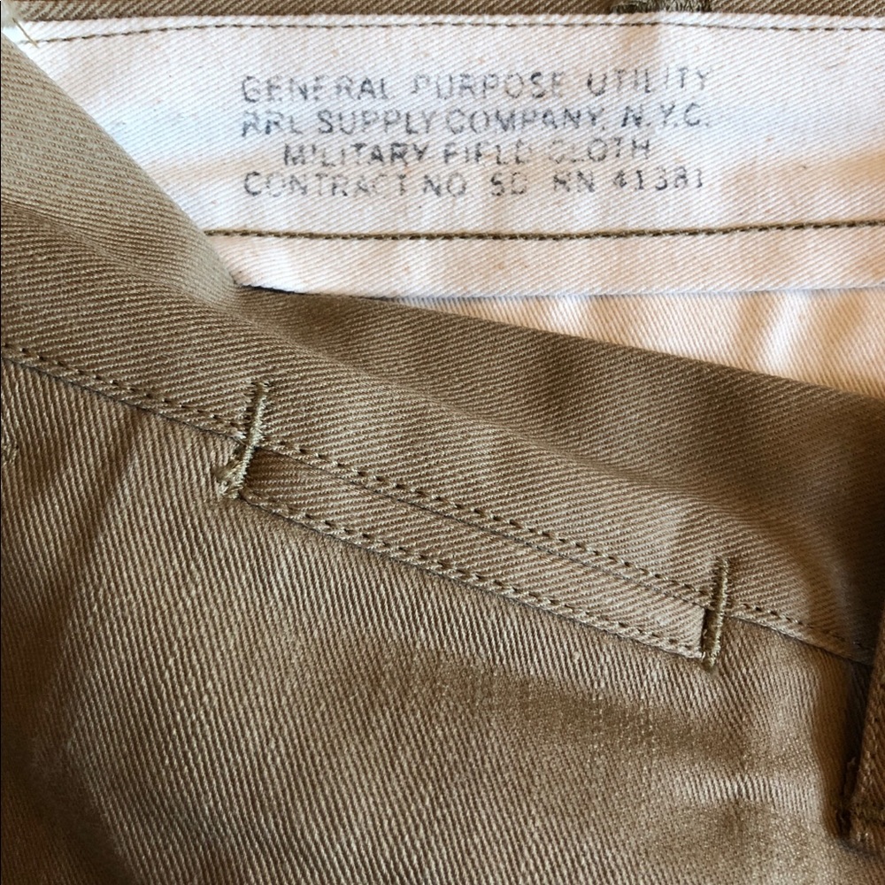 RRL RIGID SELVAGE CHINO